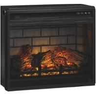 W100-101 Ashley Furniture Entertainment Accessories - Black Home Entertainment Furniture Fireplace