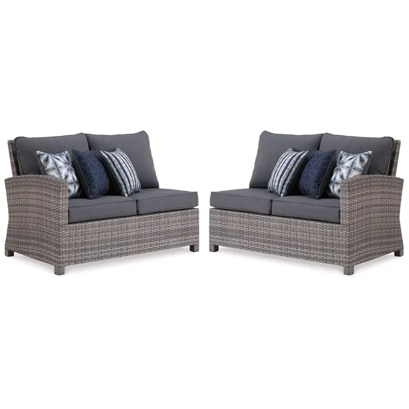 P440-854 Ashley Furniture Salem Beach Outdoor Furniture Sectional