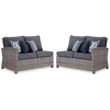 P440-854 Ashley Furniture Salem Beach Outdoor Furniture Sectional