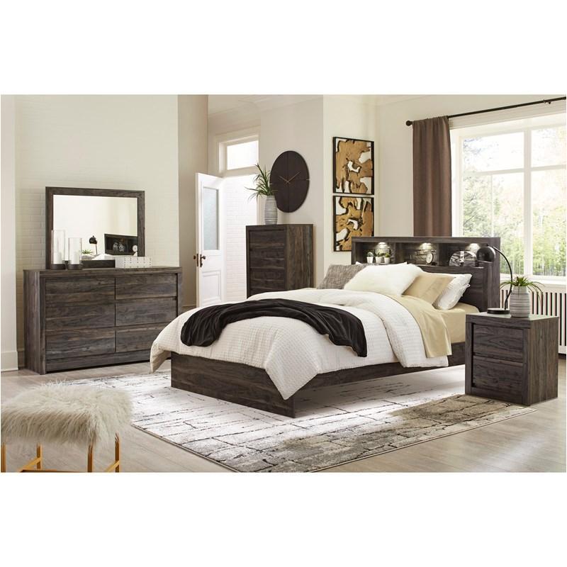 B7011 65 Ashley Furniture Vay Bay, Bookcase Bed Queen