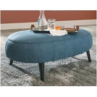 2440308 Ashley Furniture Hollyann - Blue Living Room Furniture Ottoman