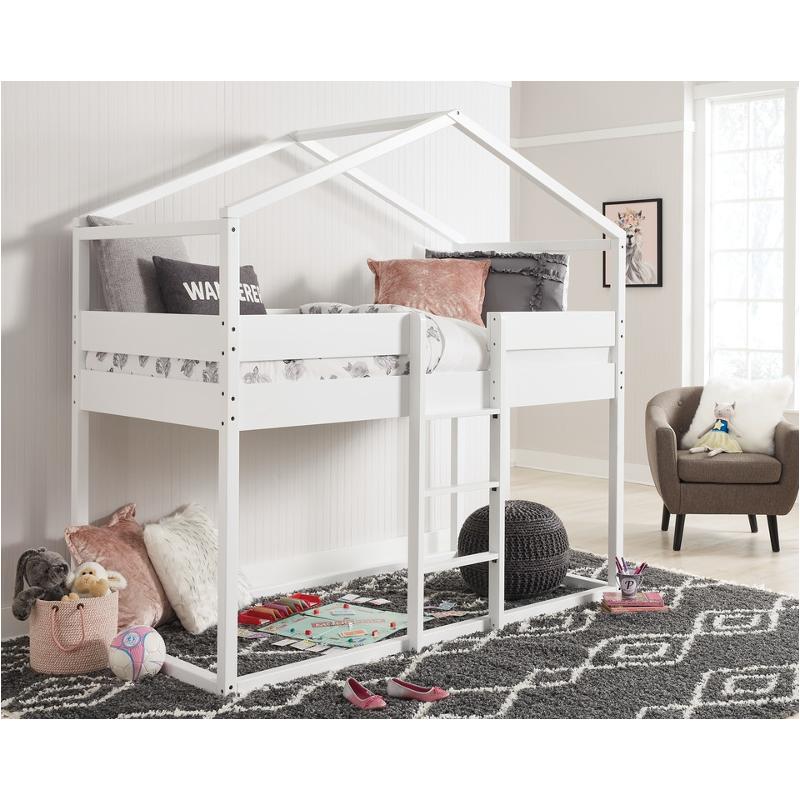 B082-256f Ashley Furniture Flannibrook Twin Over Twin Loft Bed