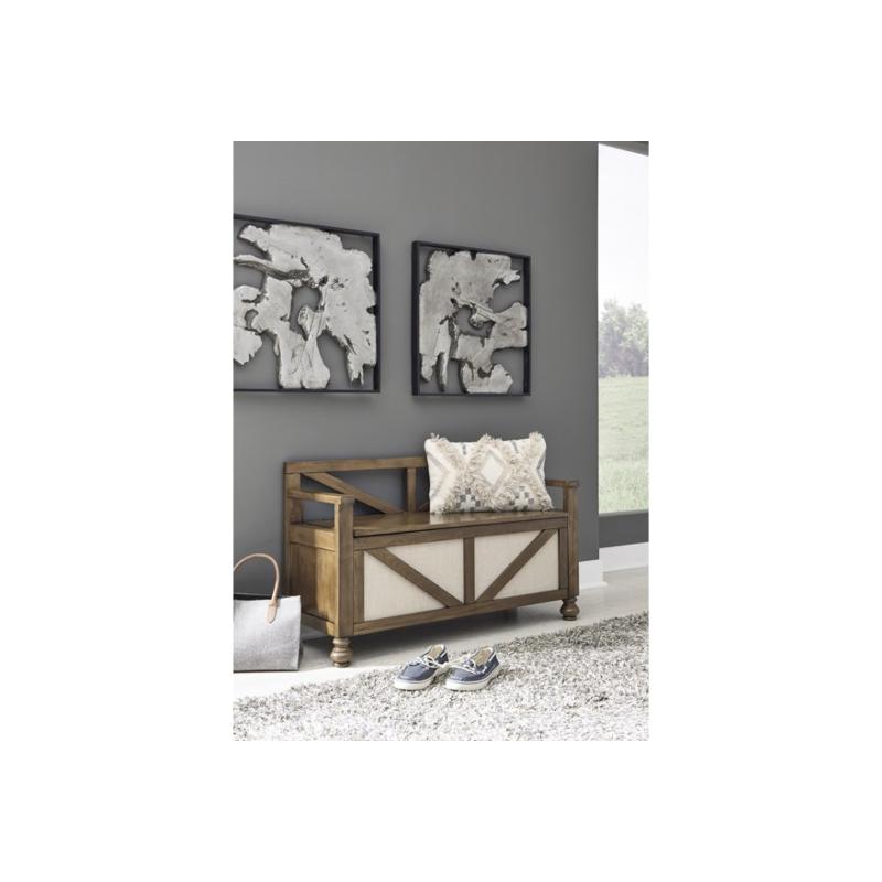 A3000219 Ashley Furniture Bedroom Furniture Benche Storage Bench