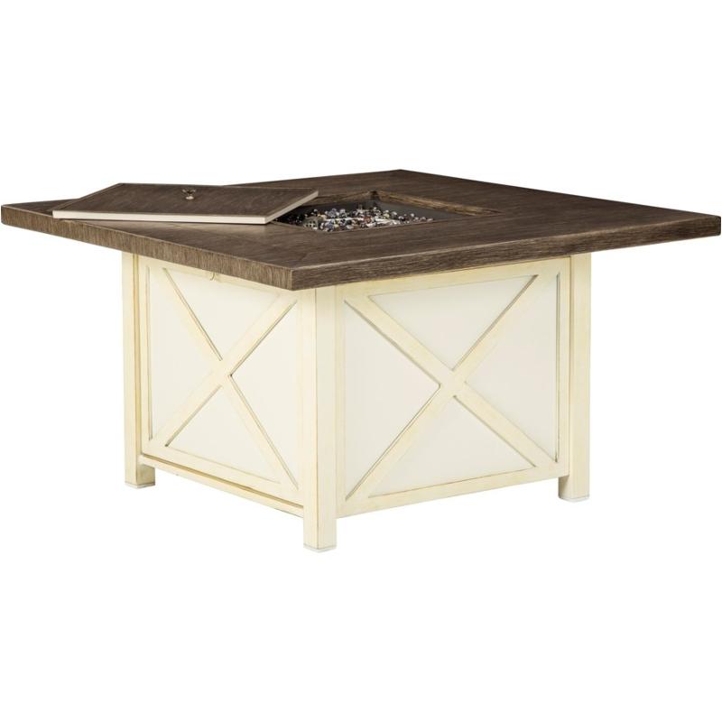 P460772 Ashley Furniture Preston Bay Square Fire Pit Table