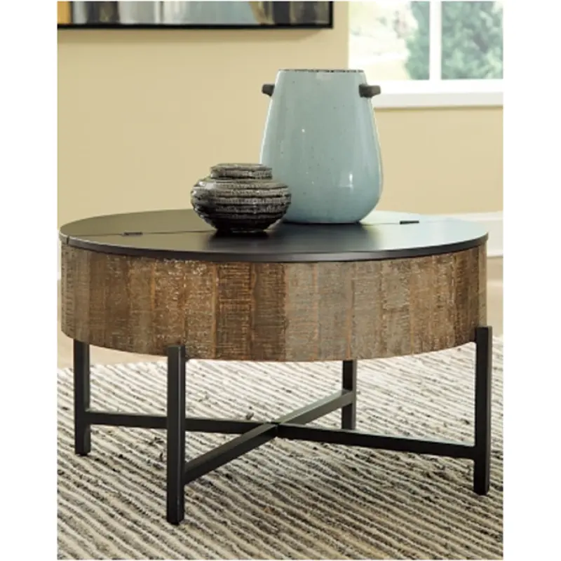 T240-8 Ashley Furniture Nashbryn Living Room Furniture Cocktail Table