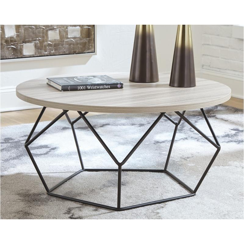 T274-8 Ashley Furniture Waylowe Living Room Furniture Cocktail Table