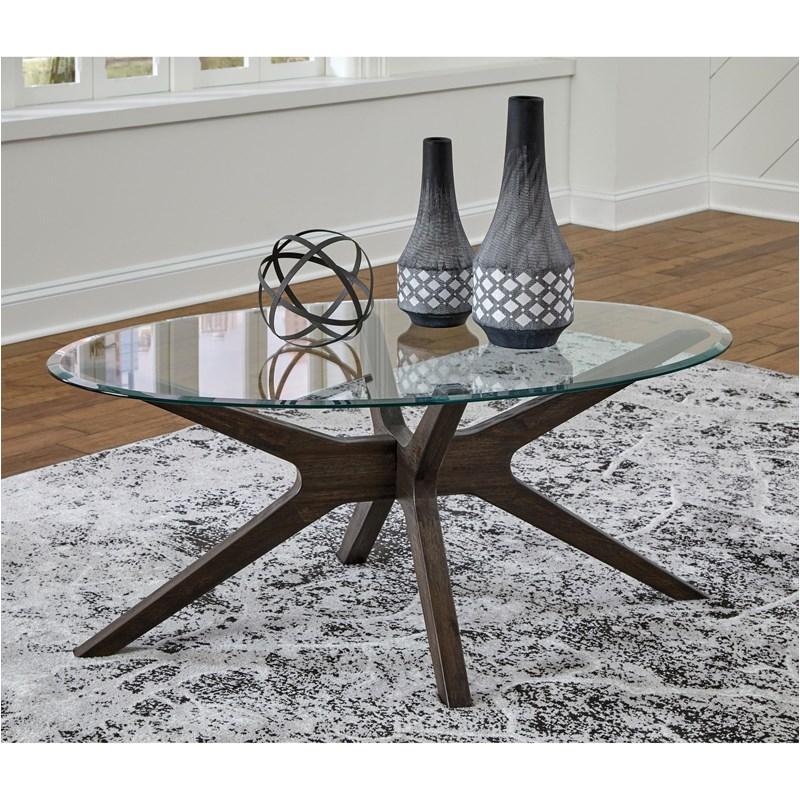 T348-0 Ashley Furniture Zannory Living Room Furniture Cocktail Table