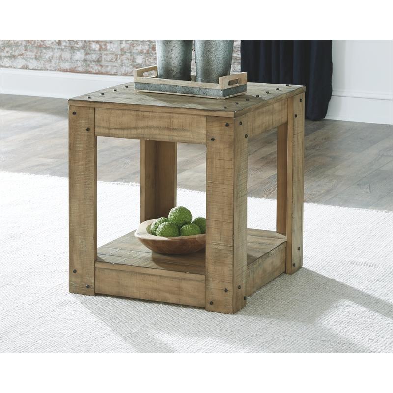 T914-3 Ashley Furniture Lindalon Living Room Furniture End Table