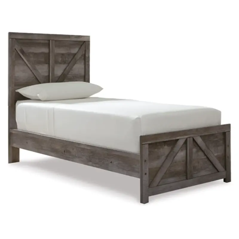B440-53 Ashley Furniture Wynnlow Twin Crossbuck Panel Bed