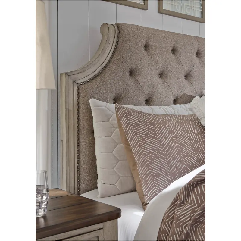 B467-58 Ashley Furniture Falkhurst King Upholstered Panel Bed