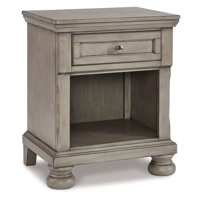 B733 91 Ashley Furniture Lettner One Drawer Night Stand