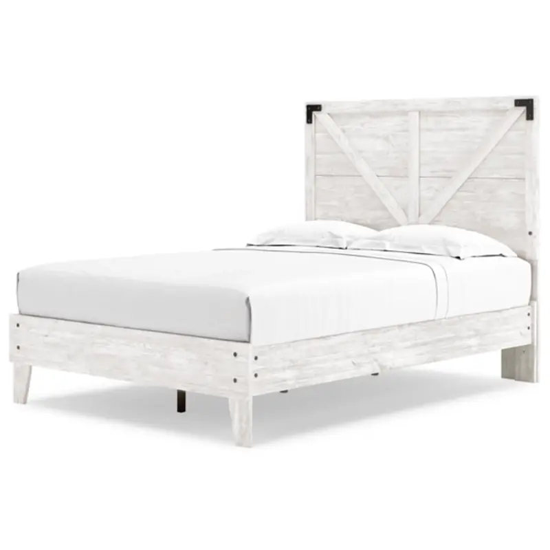Eb4121-156 Ashley Furniture Full Crossbuck Panel Platform Bed