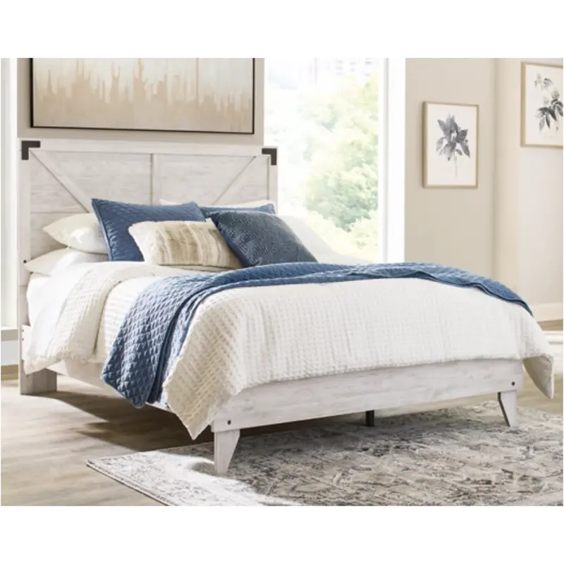 Eb4121-157 Ashley Furniture Queen Crossbuck Panel Platform Bed