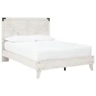 Eb4121-157 Ashley Furniture Queen Crossbuck Panel Platform Bed