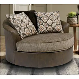 9130221 Ashley Furniture Abalone Brown Living Room Furniture Accent Chair