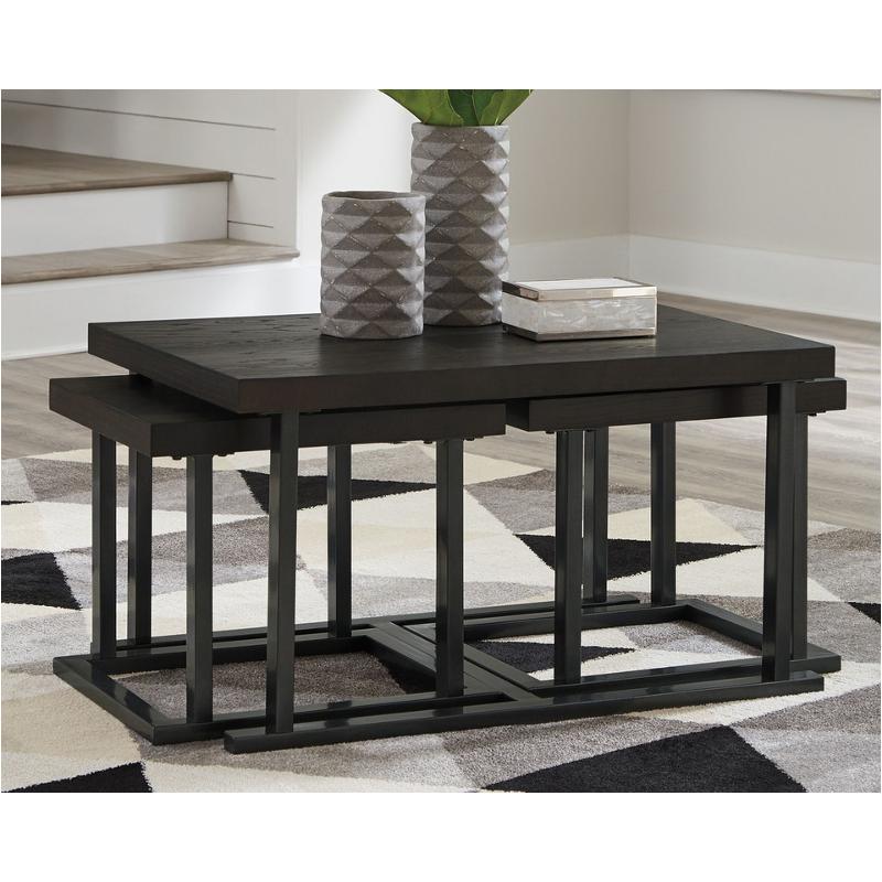 T394-1 Ashley Furniture Airdon - Bronze Living Room Furniture Cocktail Table