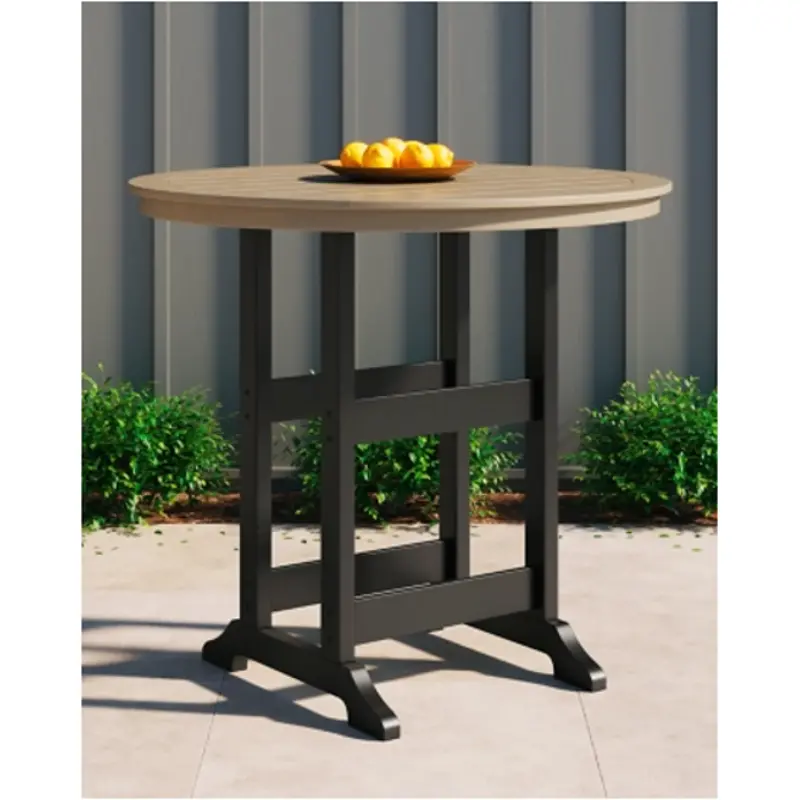 P211-613 Ashley Furniture Fairen Trail Outdoor Furniture Bar Height Table