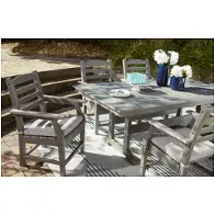 P802-625 Ashley Furniture Visola Outdoor Furniture Dining Table