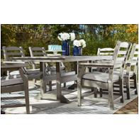 P802-625 Ashley Furniture Visola Rect Dining Table W/umb Opt
