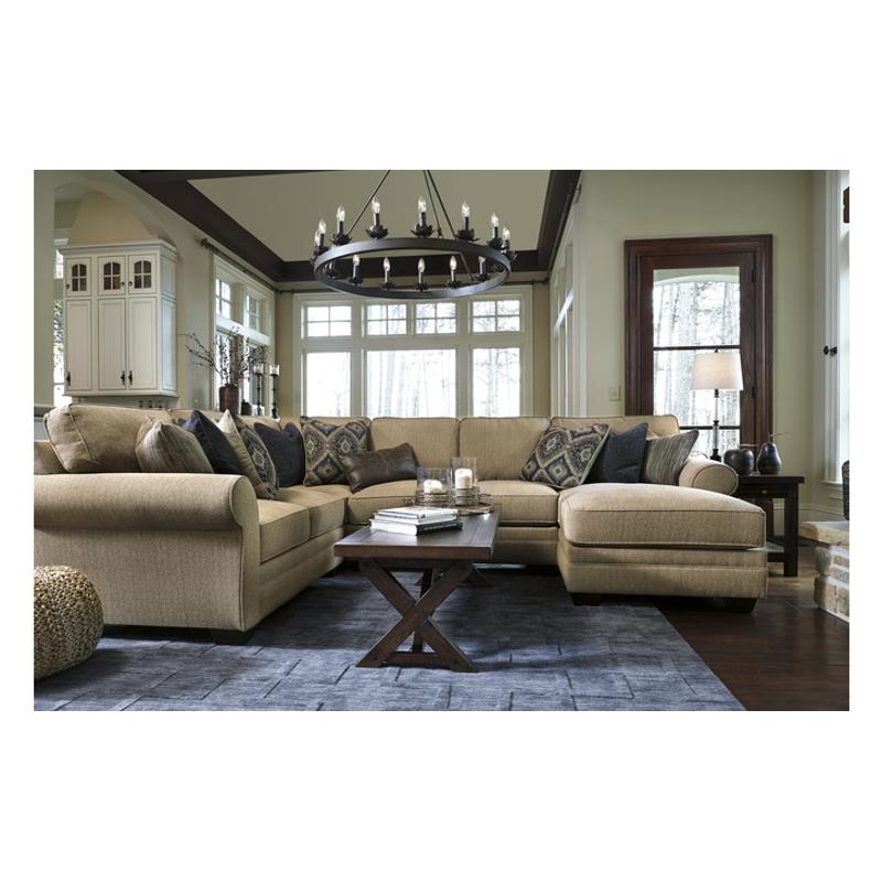 4250234 Ashley Furniture Amandine Toast Armless Loveseat