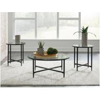 T023-13 Ashley Furniture Stetzer Living Room Furniture Occasional Table Set