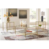 T024-13 Ashley Furniture Zerika Living Room Furniture Occasional Table Set