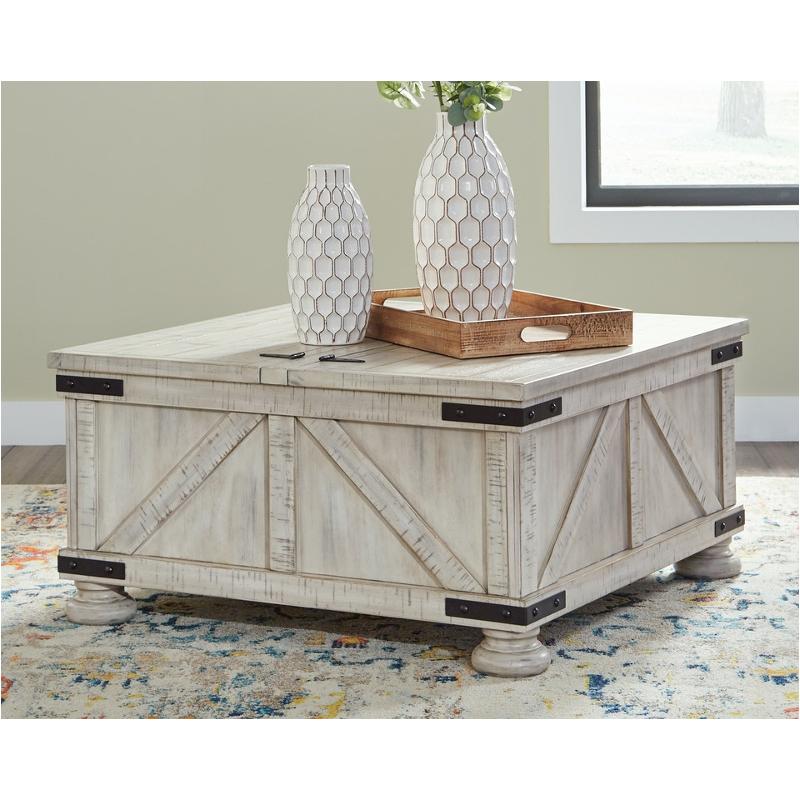 Ashley furniture farmhouse 2024 coffee table