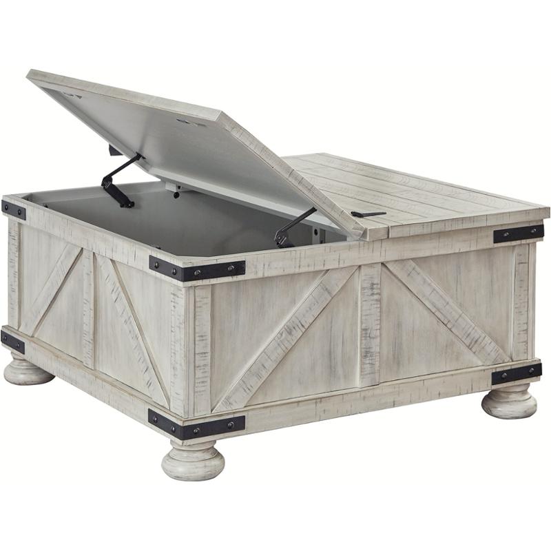 T92920 Ashley Furniture Carynhurst Cocktail Table With Storage