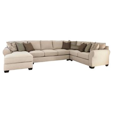 2870146 Ashley Furniture Wilcot - Linen Living Room Furniture Sectional