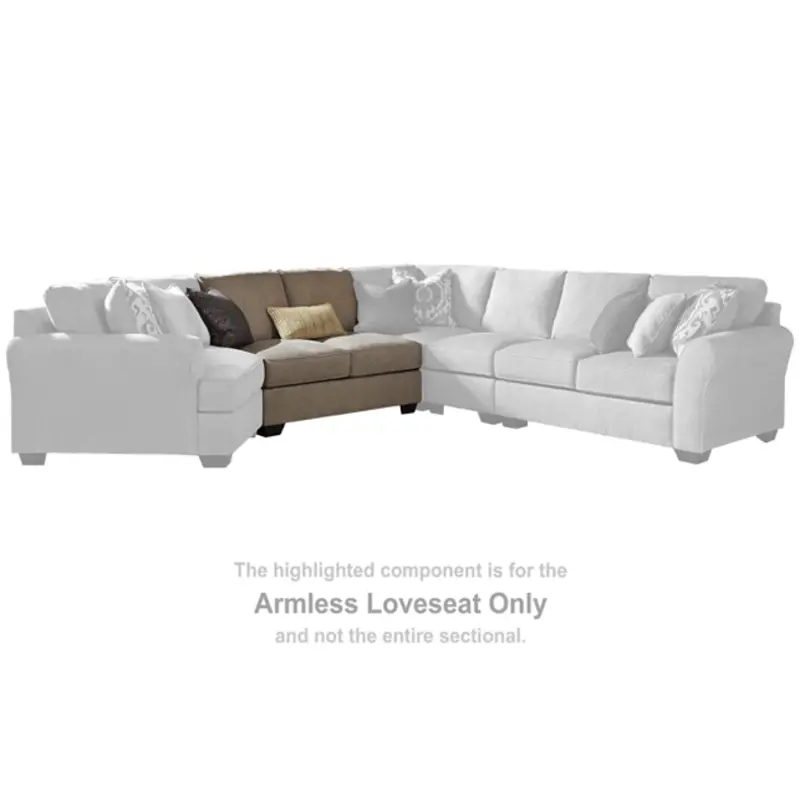 3912234 Ashley Furniture Pantomine - Driftwood Armless Loveseat