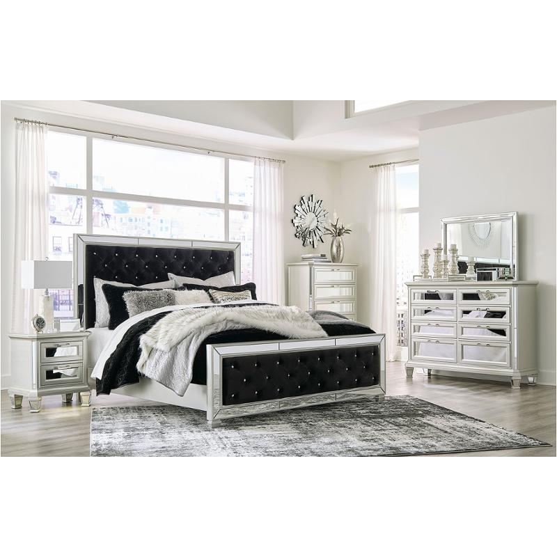 B758-58 Ashley Furniture Lindenfield King Upholstered Panel Bed