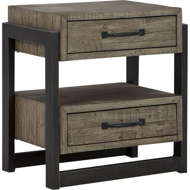 B774-92 Ashley Furniture Brennagan Two Drawer Night Stand