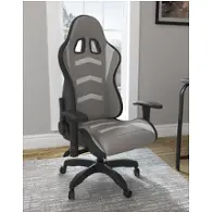 H400-08a Ashley Furniture Lynxtyn Desk Chair - White And Grey