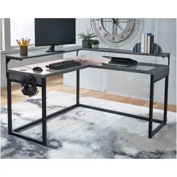 H400-24 Ashley Furniture Lynxtyn Home Office Furniture Desk