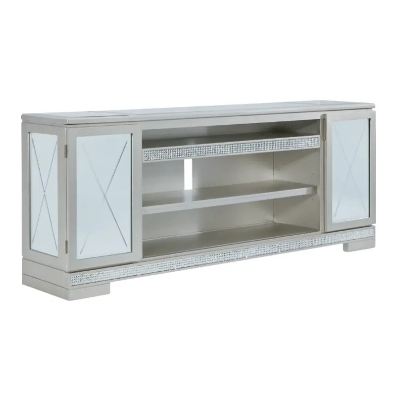 W910-68 Ashley Furniture Lg Tv Stand With Fireplace Option