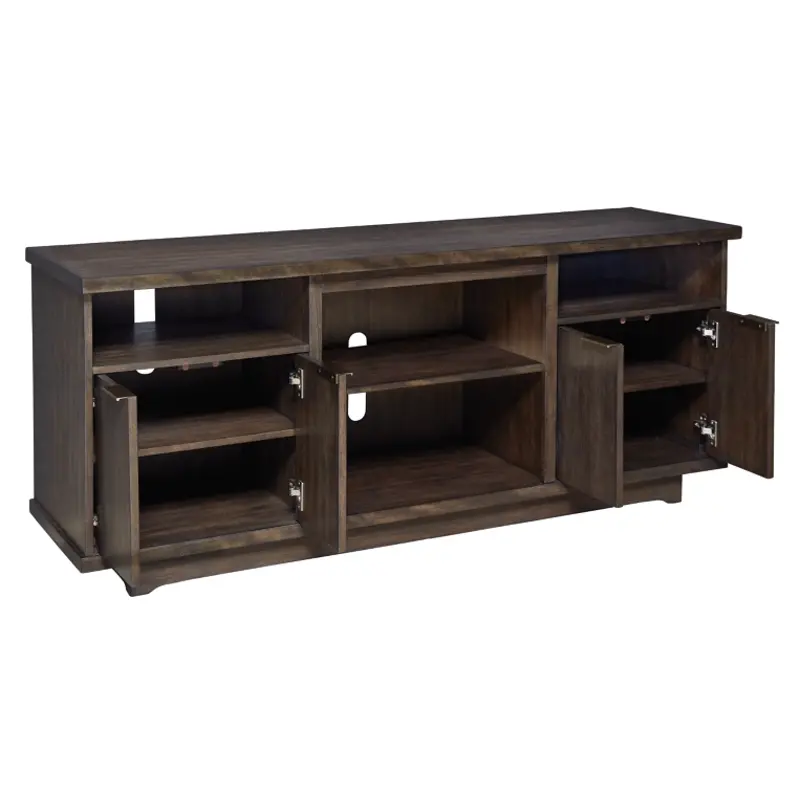 W955-68 Ashley Furniture Large Tv Stand With Fireplace Option