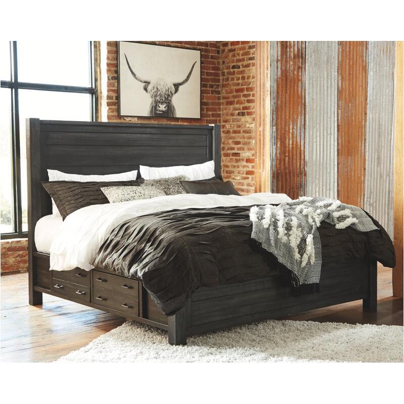 Ashley furniture bed frame with storage discount
