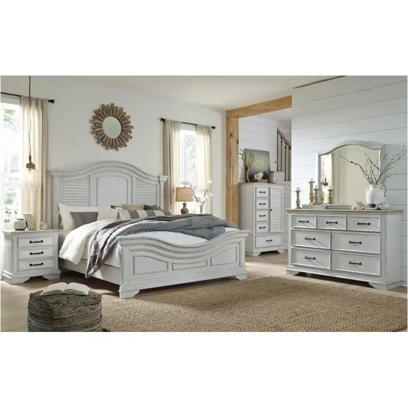 B755-58-ck Ashley Furniture Teganville California King Panel Bed