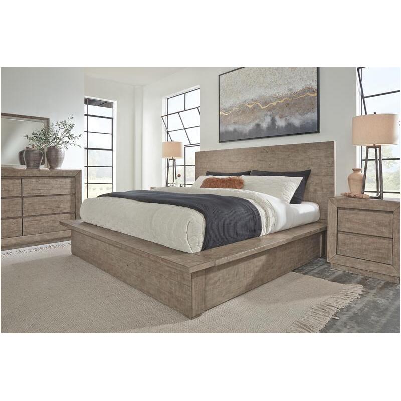 B76057 Ashley Furniture Langford Queen Panel Bed