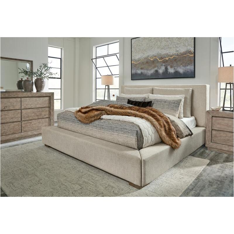 B760-77 Ashley Furniture Langford Queen Upholstered Bed