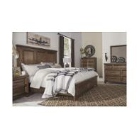 royard queen panel bed with storage