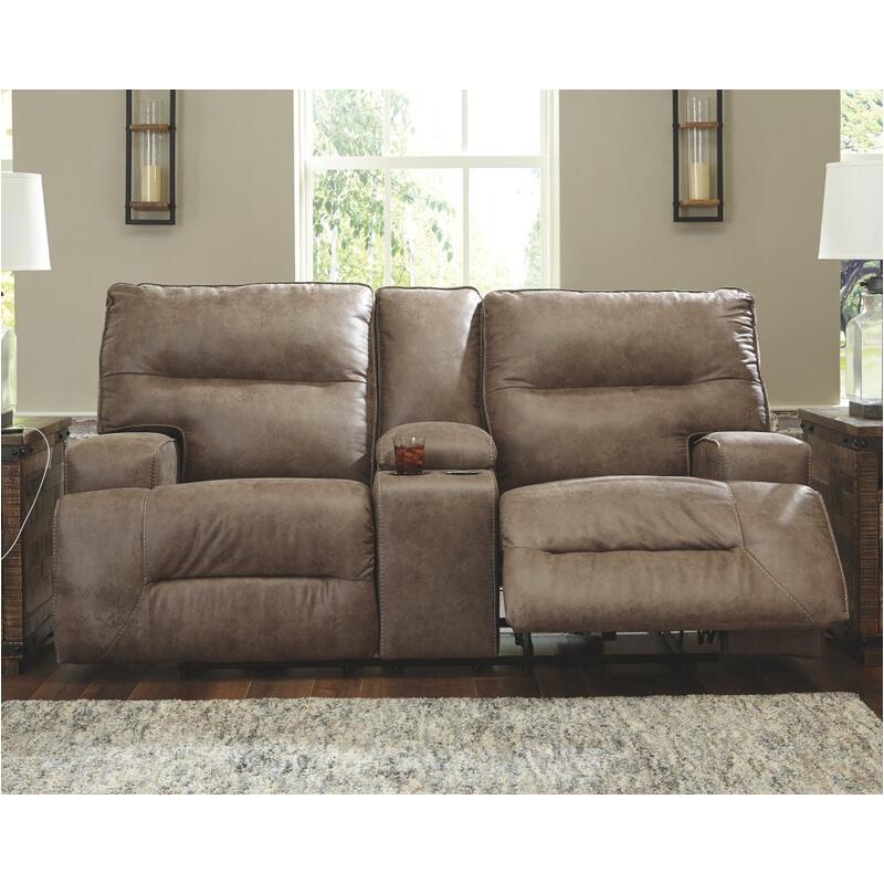 5880494 Ashley Furniture Double Recliner Loveseat With Console