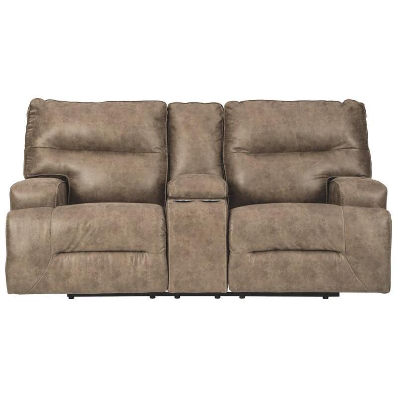 5880494 Ashley Furniture Double Recliner Loveseat With Console