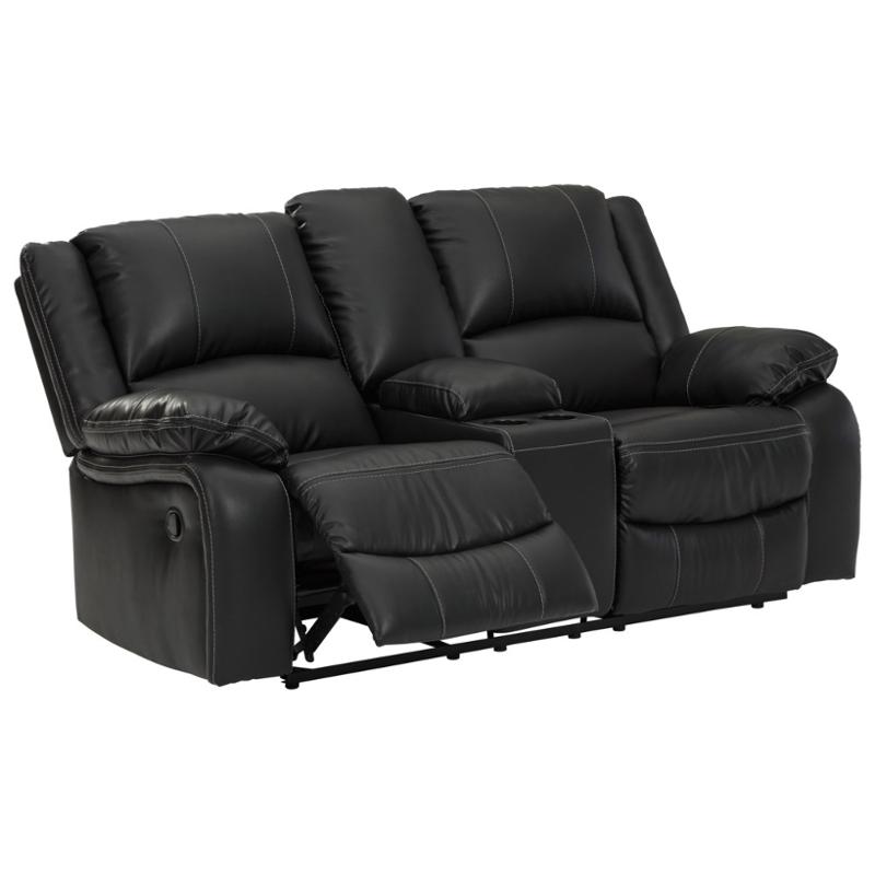 7710194 Ashley Furniture Double Reclining Loveseat W/console