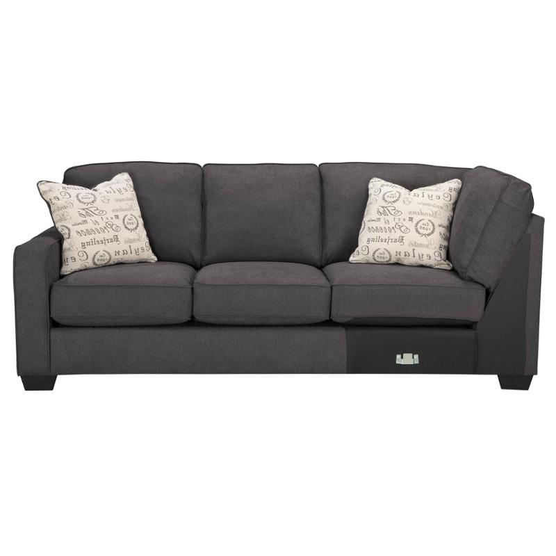 1662166 Ashley Furniture Alenya Charcoal Laf Sofa