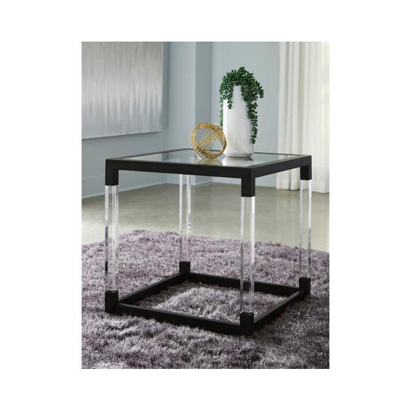 Ashley furniture deals glass end tables