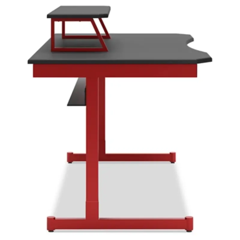 KETTLER （ドイツ）学習机 ナチュラル/レッド H400-127 Ashley Furniture Lynxtyn Desk - Red And Black