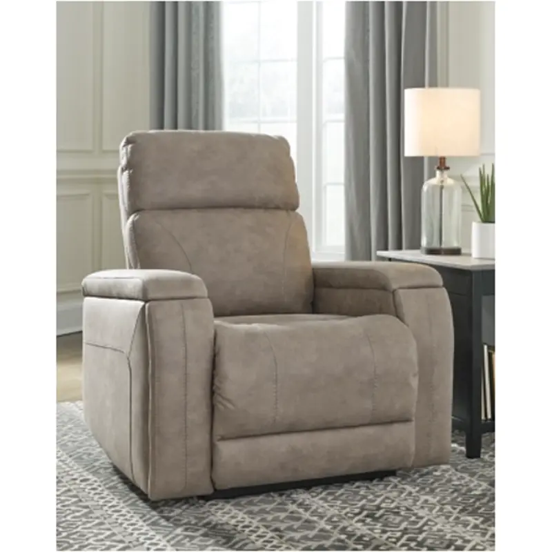 5920313 Ashley Furniture Welzow Zero Wall Pwr Recliner (fog)