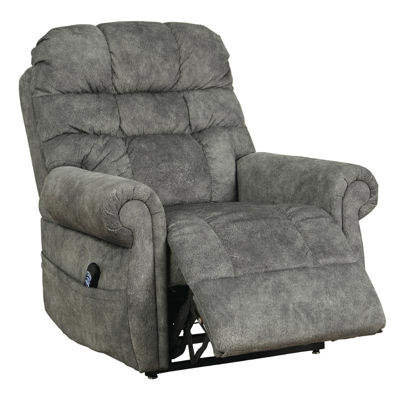 7550612 Ashley Furniture Mopton Power Lift Recliner (steel)