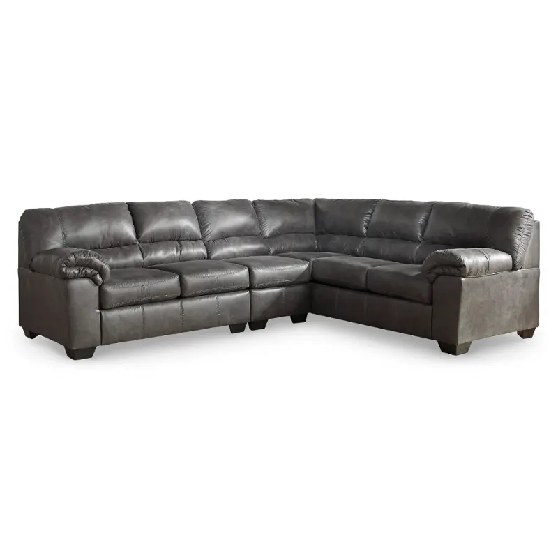 1202146 Ashley Furniture Bladen - Slate Living Room Furniture Sectional